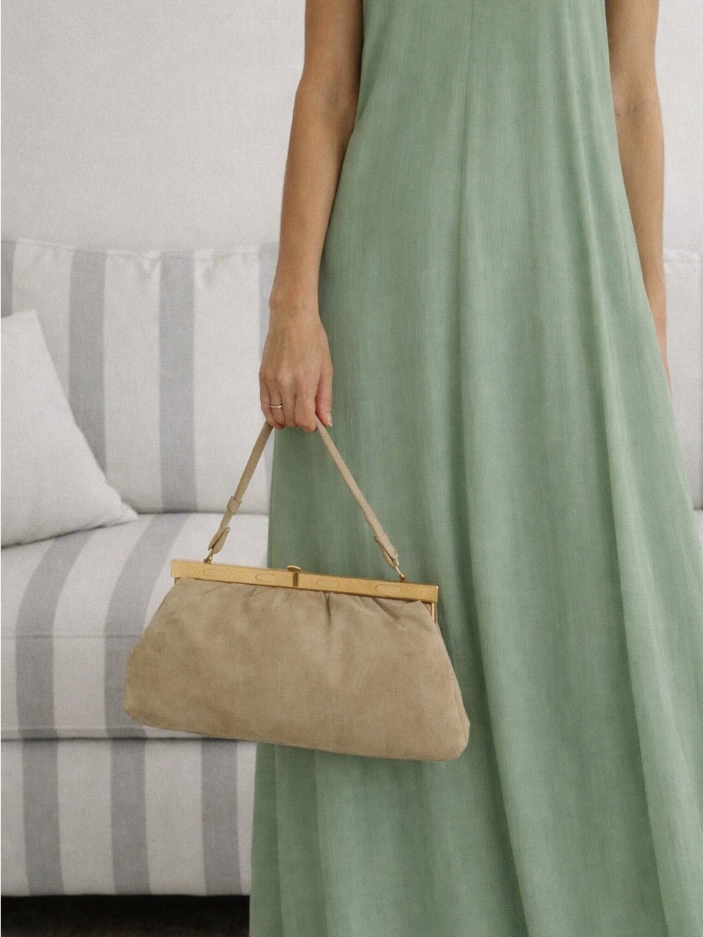 VTG Suede Handbag